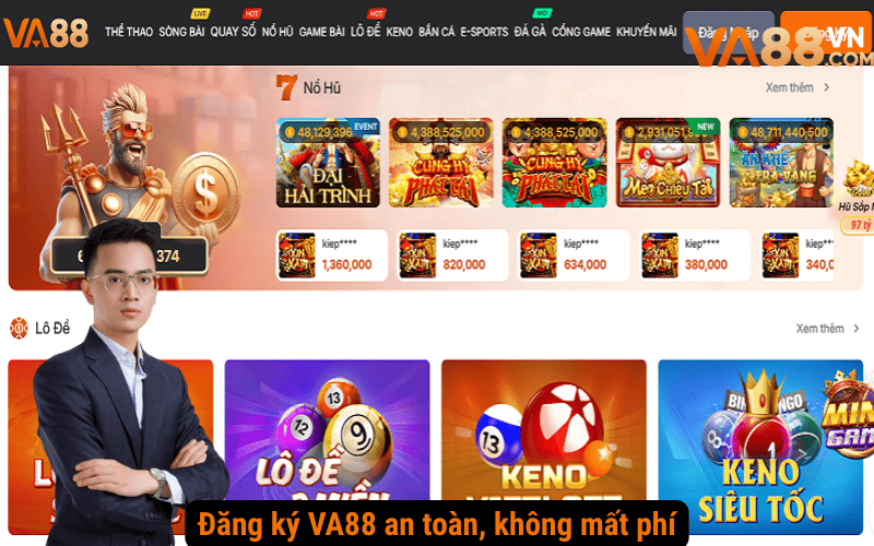 Đăng ký VA88 an toàn, không mất phí