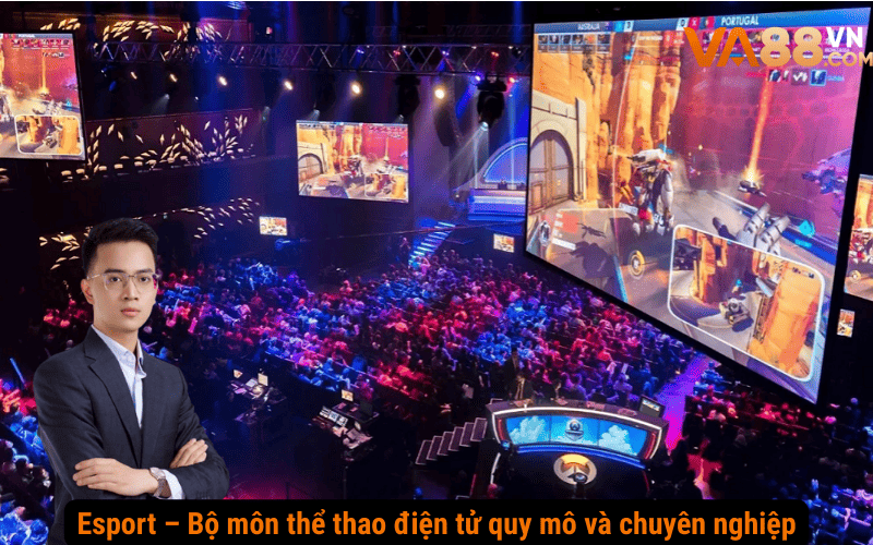Esport – Bộ môn thể thao điện tử quy mô và chuyên nghiệp