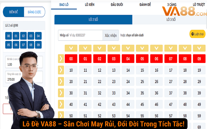 Lô Đề VA88 – Sân Chơi May Rủi, Đổi Đời Trong Tích Tắc!