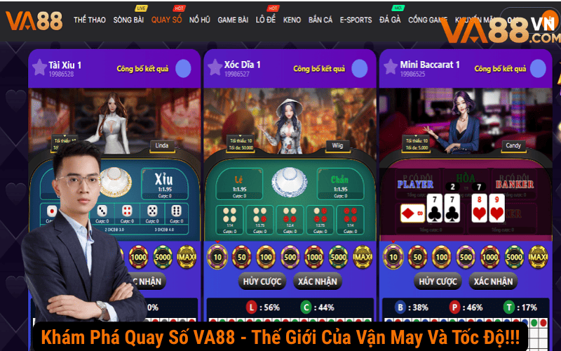 Khám Phá Quay Số VA88 – Thế Giới Của Vận May Và Tốc Độ!!!