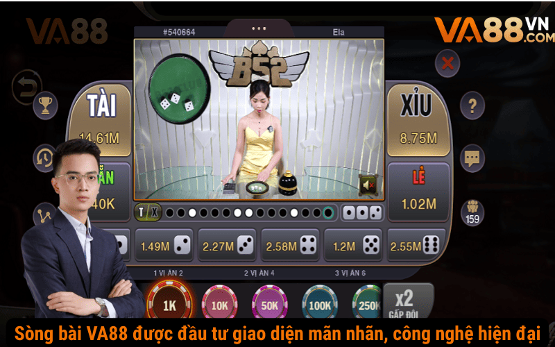 Sòng bài VA88 được đầu tư giao diện mãn nhãn, công nghệ hiện đại