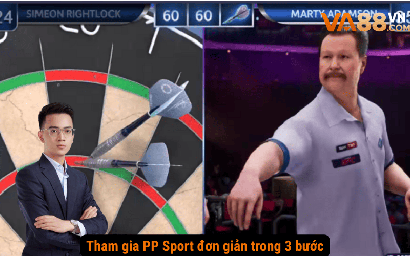 Tham gia PP Sport đơn giản trong 3 bước